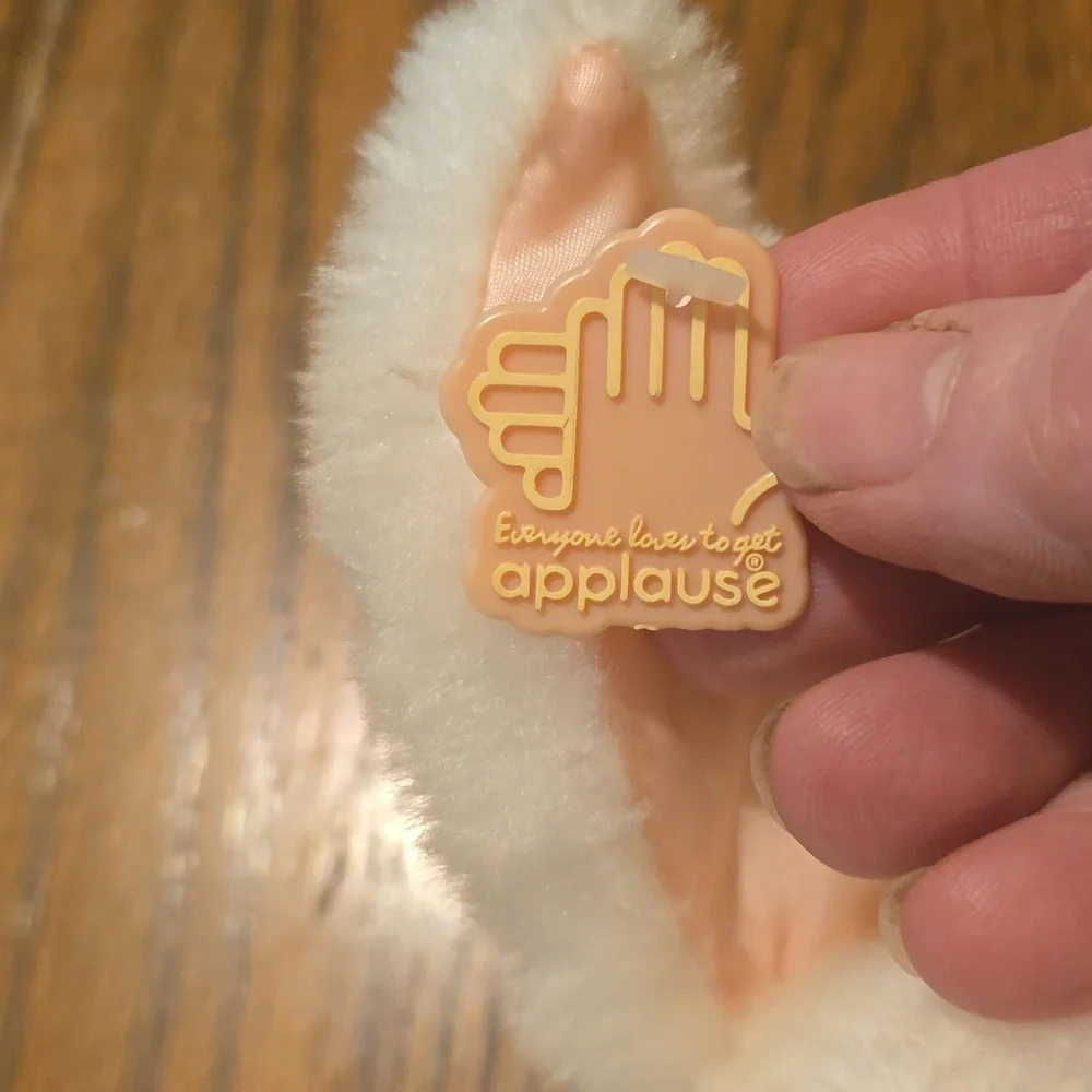 Vintage Precious Moments Plush Doll Honey Bunny Applause 1988 Plush Rabbit Ears